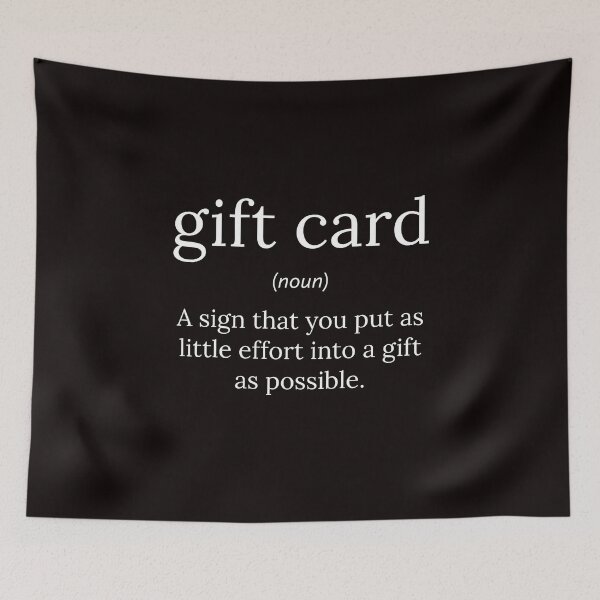 Item preview, Funny Definition: Gift Card designed and sold by T-ShirtGuy.