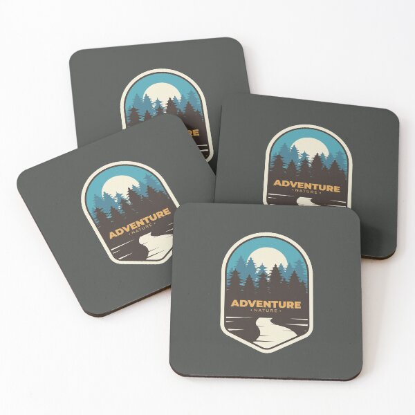Item preview, Adventure Nature badge - Camping life designed and sold by vicobu.