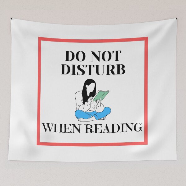 Item preview, Do Not Disturb When Reading designed and sold by MND-Designs.
