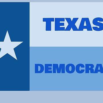 Artwork thumbnail, Texas Democrat Sticker by BananaIceCream