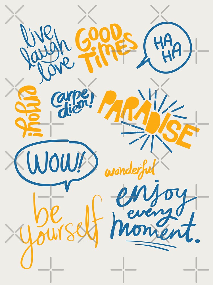 Thumbnail 3 of 3, Sticker, Handwritten Typography designed and sold by DesignsbyEH.