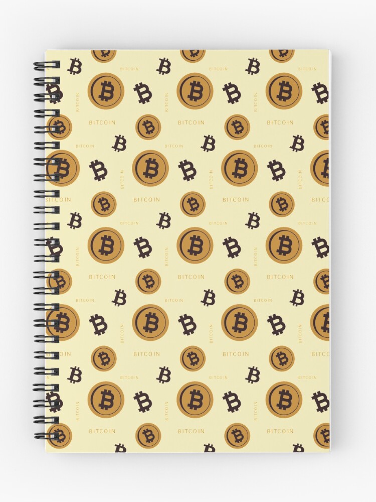 Thumbnail 1 of 3, Journal, Bitcoin Pattern Gold designed and sold by infleims.
