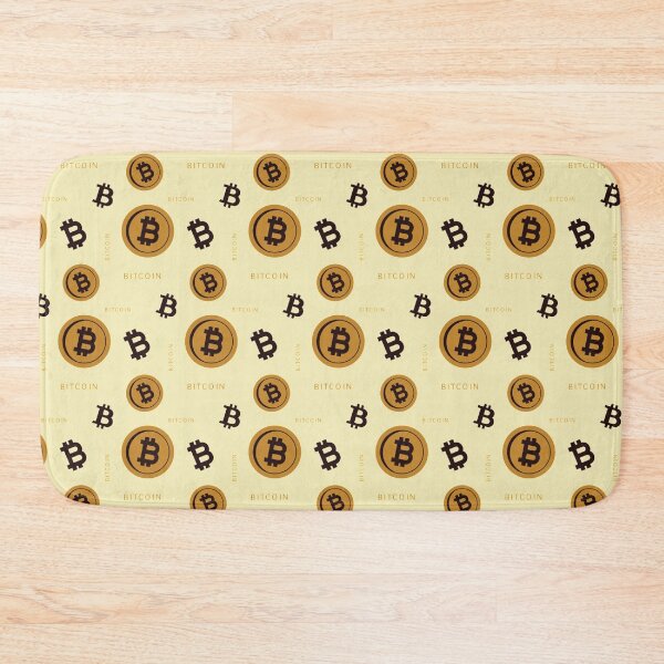 Item preview, Bitcoin Pattern Gold designed and sold by infleims.