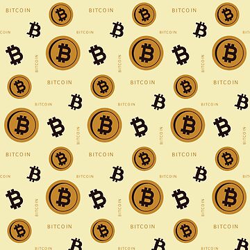 Artwork thumbnail, Bitcoin Pattern Gold by infleims