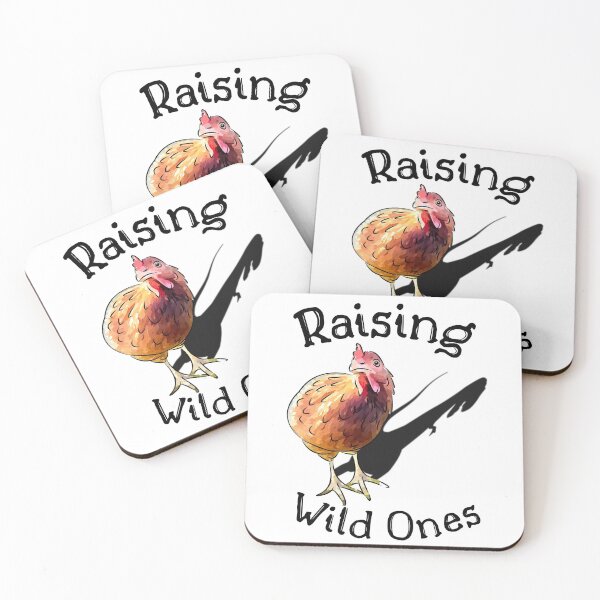 Item preview, Raising Wild Ones, I raise wild things, Hen Dinosaurs, Cute little Henosaurs. designed and sold by Orianah.