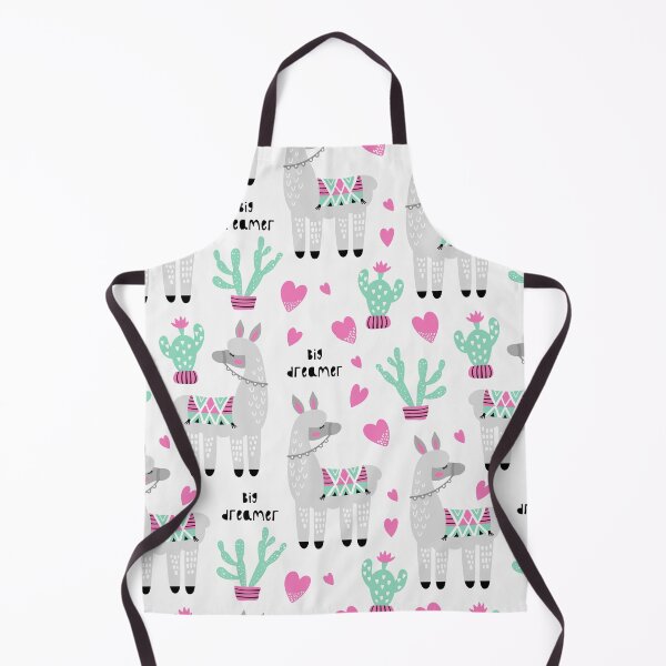 Item preview, Cute llama and cactus pattern designed and sold by della95.