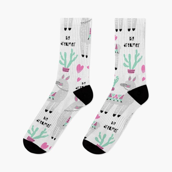 Item preview, Cute llama and cactus pattern designed and sold by della95.