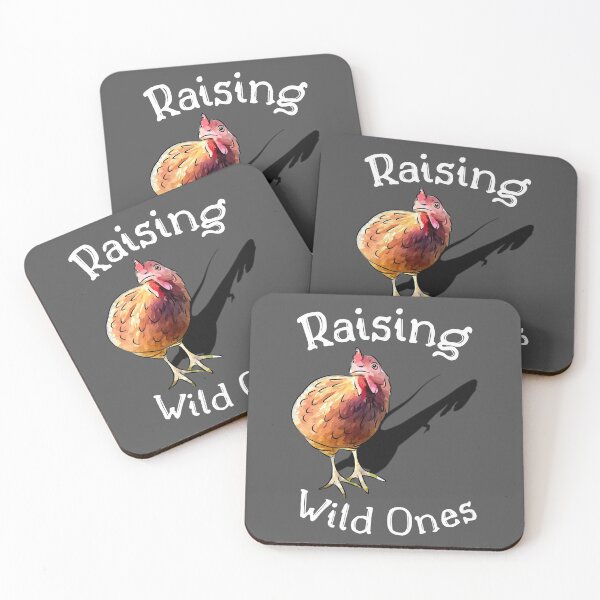 Item preview, Raising Wild Ones, I raise wild things, Hen Dinosaurs, Cute little Henosaurs. designed and sold by Orianah.