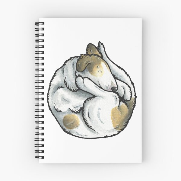 Artikelvorschau, Schlafender Borzoi Welpe entworfen und verkauft von animalartbyjess.
