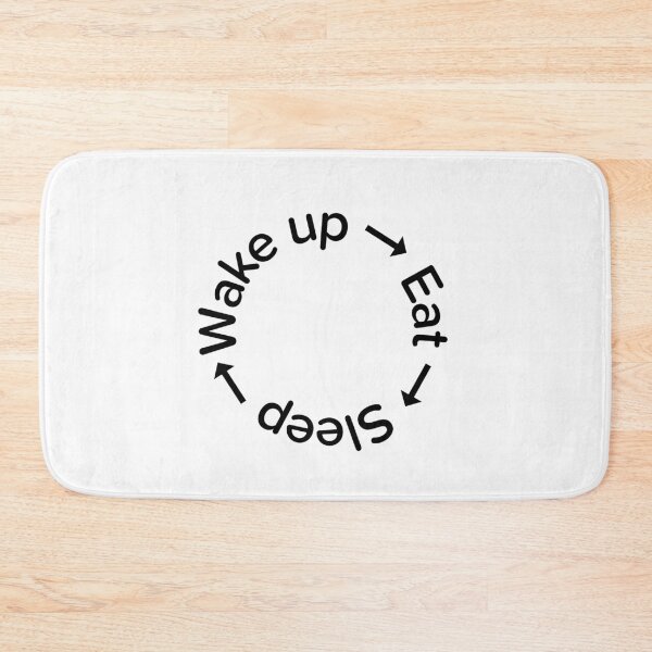 Item preview, Wake up - eat - sleep designed and sold by MariiaCreation.