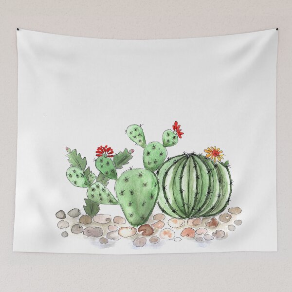 Item preview, Cactus watercolor illustration designed and sold by fuzzyfox.