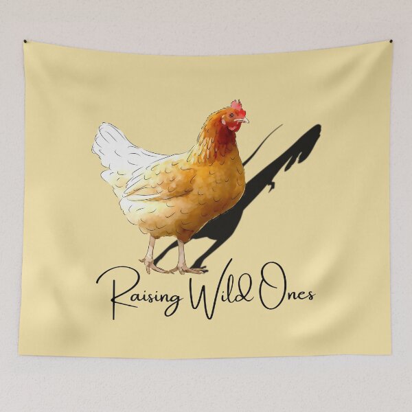 Item preview, Raising Wild Ones, I raise wild things, Hen Dinosaurs, Cute little Henosaurs, for Chicken Whisperers designed and sold by Orianah.
