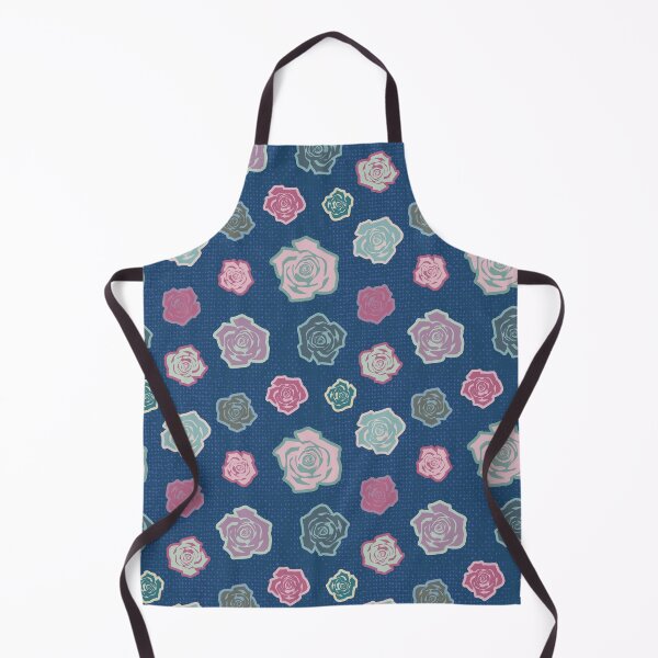 Item preview, Roses Pattern on a Blue Background designed and sold by laurakarot.