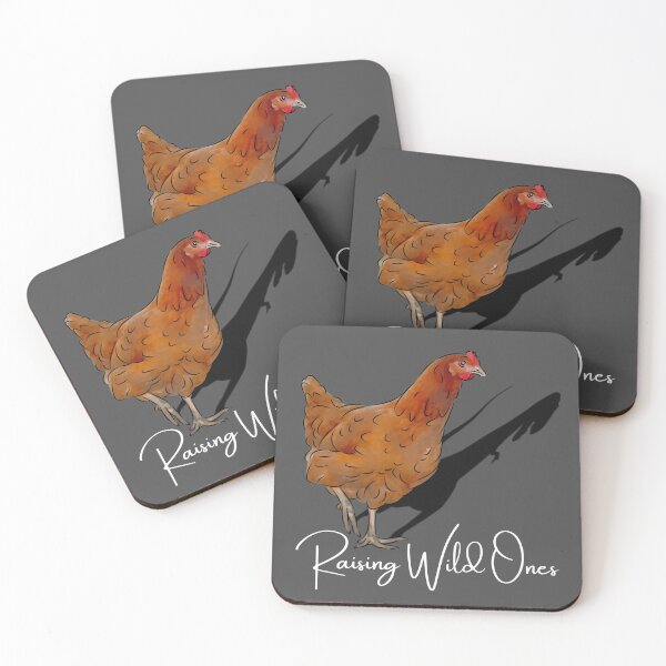 Item preview, Raising Wild Ones, I raise wild things, Hen Dinosaurs, Cute little Henosaurs, for Chicken Whisperers designed and sold by Orianah.