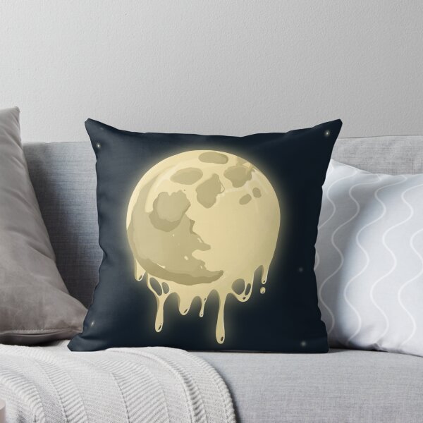 Item preview, Glowing Melting Yellow Moon with Stars designed and sold by JustJustDesigns.
