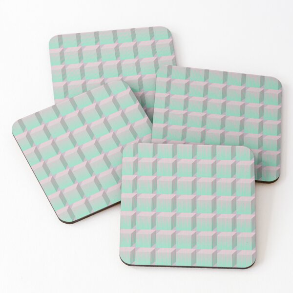 Item preview, Pink and Navy Green Kinetic Cube designed and sold by yayor.