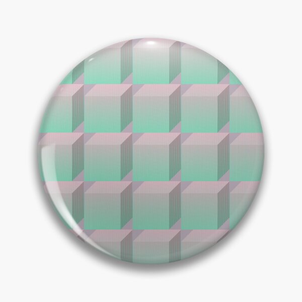 Item preview, Pink and Navy Green Kinetic Cube designed and sold by yayor.