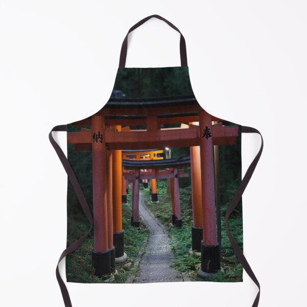 Item preview, Torii Gates at Night at Fushimi Inari in Kyoto Japan designed and sold by Caitlin Cahill.