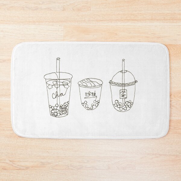 Item preview, One-line BBT Boba Bubble Tea designed and sold by lalashellsArt.
