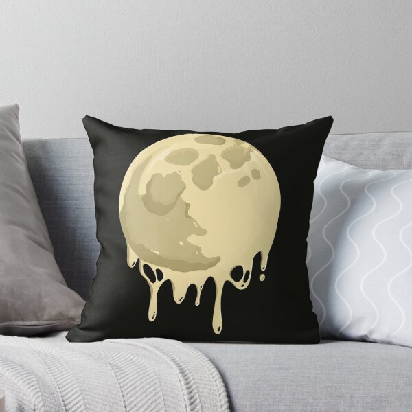 Artikelvorschau, Gelber schmelzender Vollmond entworfen und verkauft von JustJustDesigns.