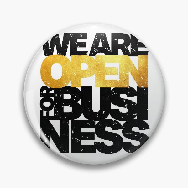 Item preview, We are open for business - Information Notice designed and sold by Inc-Solutions.