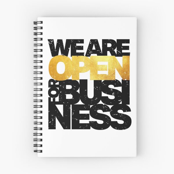 Item preview, We are open for business - Information Notice designed and sold by Inc-Solutions.
