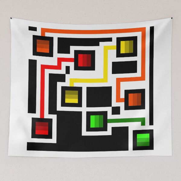 Item preview, Wait -  0008 - Original Abstract Pixel Art designed and sold by pixonpu.