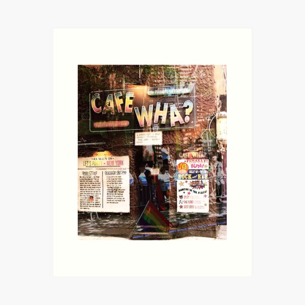 Artikel-Vorschau von Café Wha, NYC, NY, designt und verkauft von Ellen Turner.