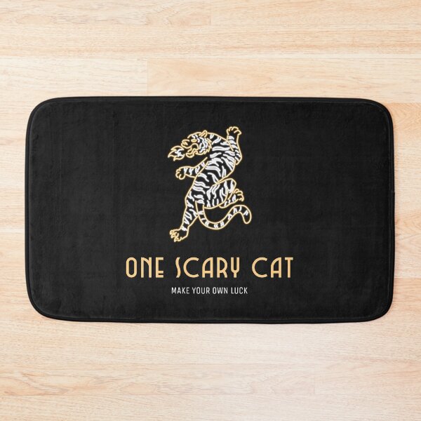 Item preview, One Scary Catto - Make Your Own Luck, Dragoncat designed and sold by Purrfecta.