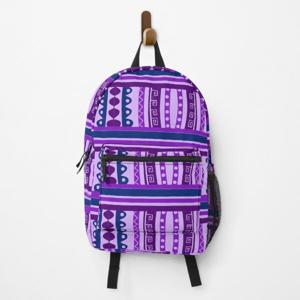 Item preview, AFRICAN LAVENDER, PURPLE, BLUE DESIGN/I MARCH BY THE BEAT OF MY OWN DRUM designed and sold by wildwhimsical.