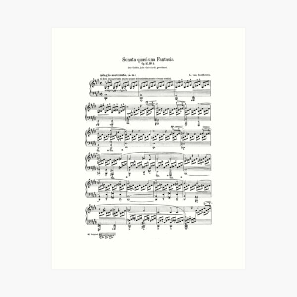 Item preview, Beethoven Moonlight Sonata  designed and sold by bhconn.
