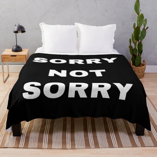 Item preview, Sorry Not Sorry Funny Cute Workout Plus Size Body Positivity Funny Sarcastic Hydro Sticker designed and sold by BoomDesignsUS.
