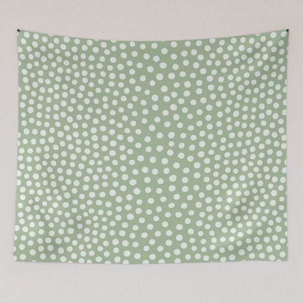 Item preview, Sage Green Polka Dots designed and sold by nataliewilsom.