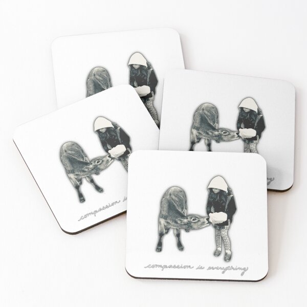 Item preview, Compassion is Everything | Black and White Photograph | A Day at the Sanctuary designed and sold by cherdoodles.