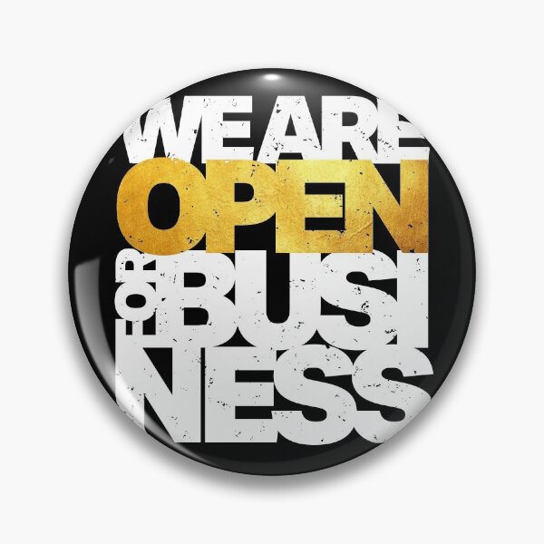 Item preview, We are open for business - Information Notice designed and sold by Inc-Solutions.