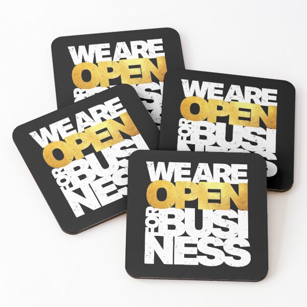 Item preview, We are open for business - Information Notice designed and sold by Inc-Solutions.