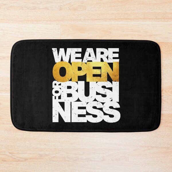 Item preview, We are open for business - Information Notice designed and sold by Inc-Solutions.
