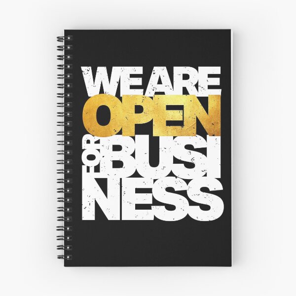 Item preview, We are open for business - Information Notice designed and sold by Inc-Solutions.