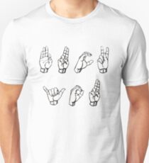 Funny - Fuck You in Sign Language Rude Tee Unisex T-Shirt