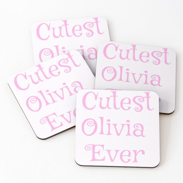 Item preview, Cutest Olivia ever text design designed and sold by Vallirant.