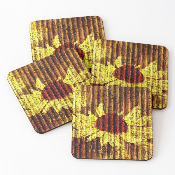 Item preview, Textured Vintage Golden Sunflower designed and sold by SeaChangeDesign.