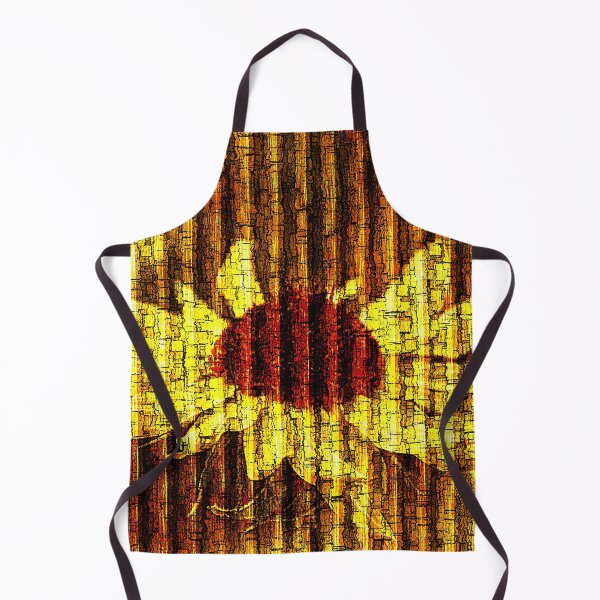 Item preview, Textured Vintage Golden Sunflower designed and sold by SeaChangeDesign.