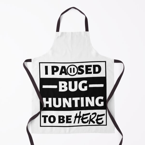 Item preview, I paused bug hunting to be here (black text) designed and sold by TiffanyYau.
