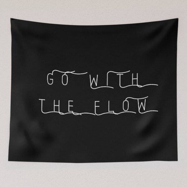 Item preview, Go With the Flow Funny Relax Hydro Sticker designed and sold by BoomDesignsUS.