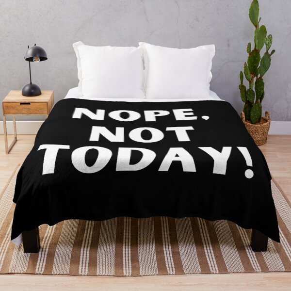 Item preview, Nope Not Today Funny Sarcastic Hydro Sticker  designed and sold by BoomDesignsUS.