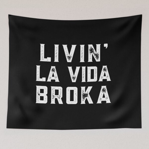 Item preview, Pegatina Living La Vida Broka Funny Sarcastic College Student Hydro designed and sold by BoomDesignsUS.