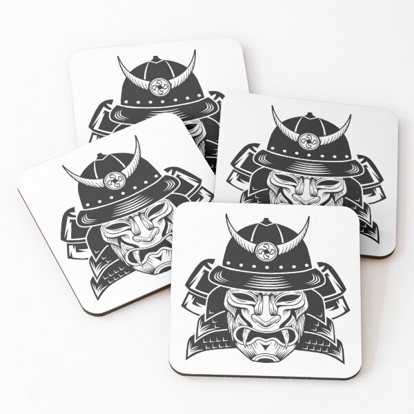 Item preview, samurai mask japanese fighter vintage designed and sold by romio006.