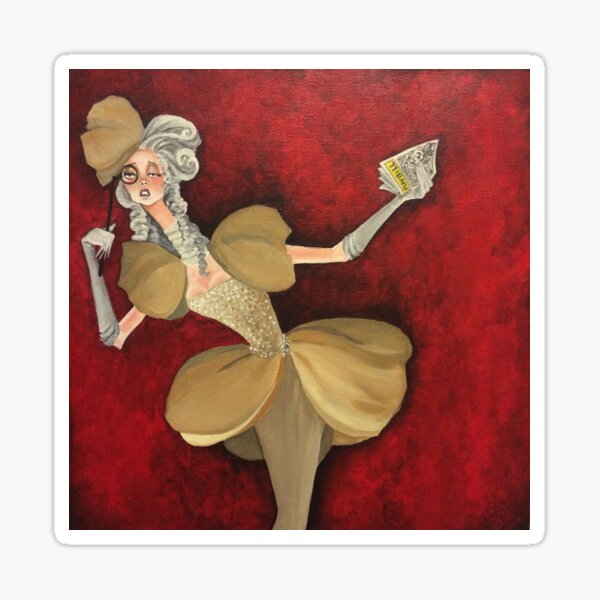 The theater goer Sticker