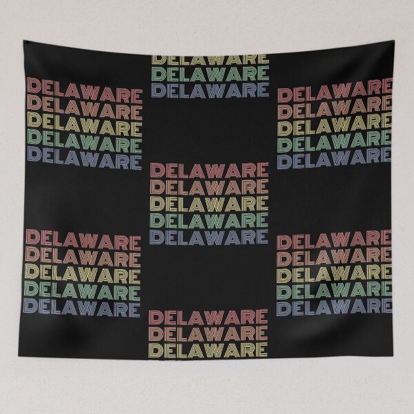Item preview, Delaware Retro Vintage Classic Fan Gift designed and sold by LadySaltwater.