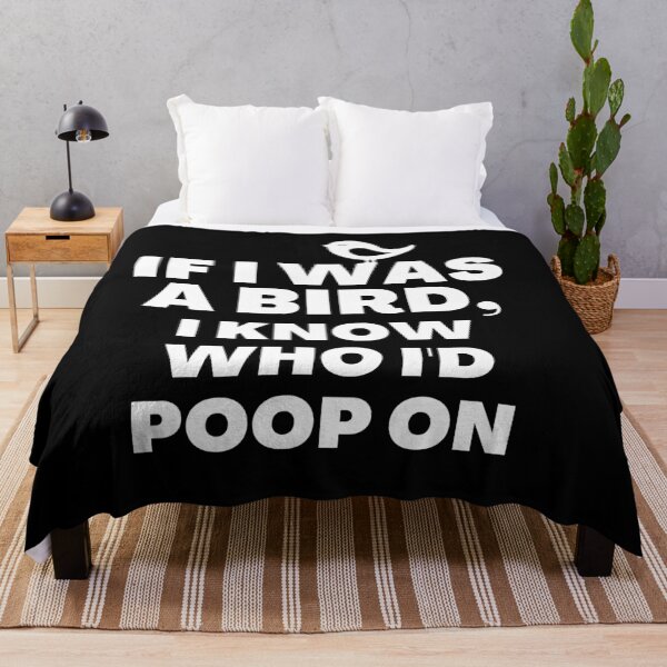 Item preview, If I Was a Bird I Know Who Id Poop On Funny Sarcastic Hydro Sticker designed and sold by BoomDesignsUS.